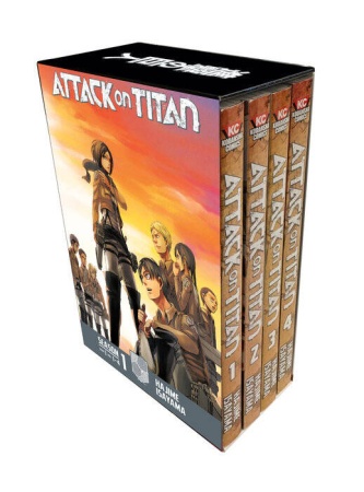 attack on titan season 1 part 1 manga box set (hajime isayama) атака титанов сезон 1 часть 1 бокс-се