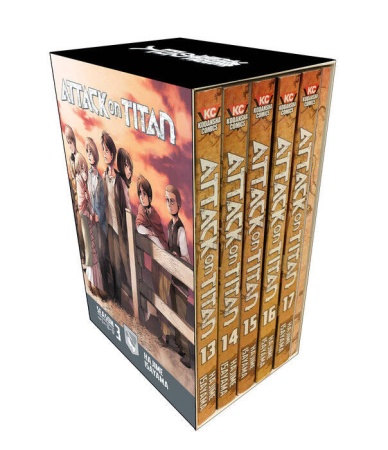attack on titan season 3 part 1 manga box set (hajime isayama) атака титанов сезон 3 часть 1 бокс-се