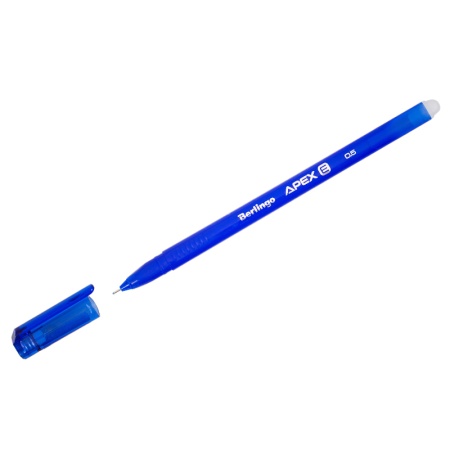 ручка пишет-стир.berlingo "apex e", синяя, 0,5мм, трехгранная (cgp_50212)