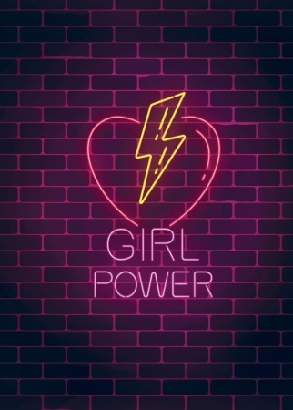 girl power. тетрадь общая (а5, 48 л., накидки, клетка-стандарт) ()