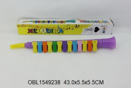 музыкальный инструмент флейта (цвет в ассорт., в коробке, от 3 лет) 128-25, (urumqi oubaoloon import
