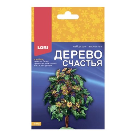 lori дерево счастья липа (комплект материалов для изготовления) (в коробке) (от 7 лет) дер029