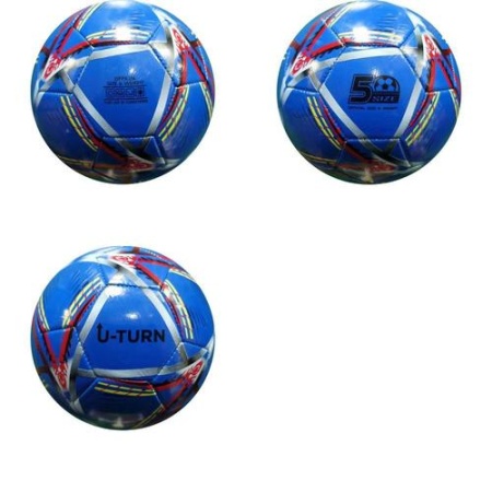 мяч футбольный №5 (68-70см, синий) мб-2405, (рыжий кот)