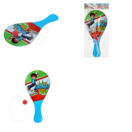 ракетка с шариком (26см) (в пакете) (от 3 лет) 0680/644135, (shantou gepai plastic lndustrial сo. lt