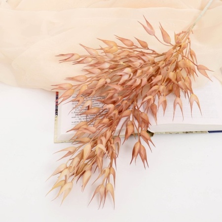 декор "колоски пшеницы" 60 см, коричневый. 7503354