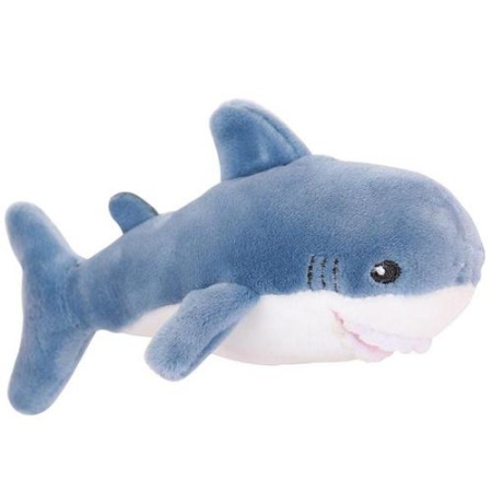 мягкая игрушка super soft. акула (13см) (от 3 лет) m4936, (abtoys)