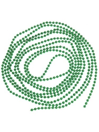 елочное украшение бусы новогодние шарики (длина 2, 7м, зеленые) ну-4233, (ооо ""миленд"")