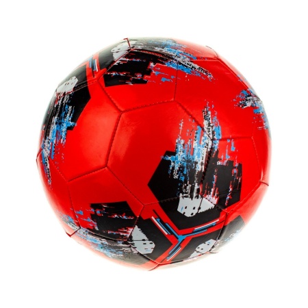 1toy мяч футбол, размер 5, пвх, 280г, 3 цвета, пакет (т22398)