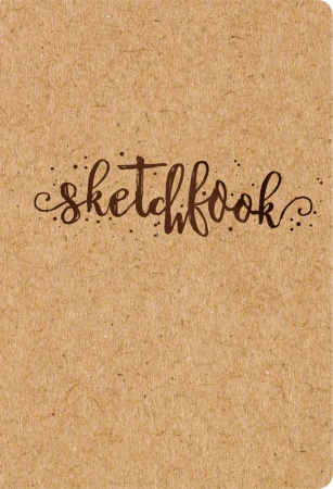 sketchbook. арте (обложка крафт)