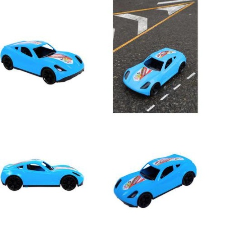 машина turbo ""v"" (18, 5см, голубая) (пластик) (от 3 лет) и-5848, (рыжий кот)