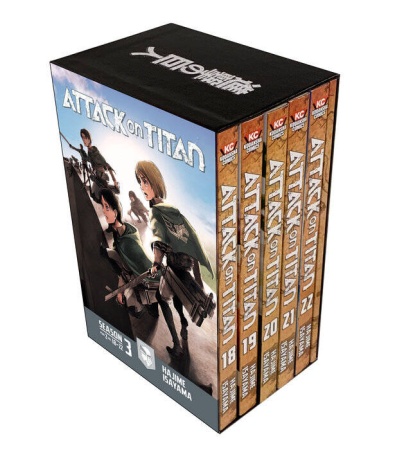 attack on titan season 3 part 2 manga box set (hajime isayama) атака титанов сезон 3 часть 2 бокс-се